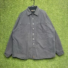 Jesse James Jacket Mens 2XL Thermal Lined Flannel Work Shirt Shacket Workwear