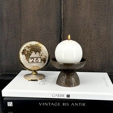 Vintage Kerzenhalter • Bronze • Brutalist I Brutalismus • Kerzenständer • Metall