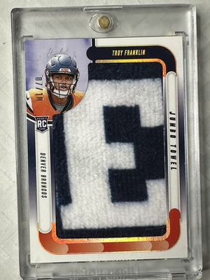 #ad 2024 Panini Absolute Jumbo Relics Troy Franklin #JJN TFN Towels 10 MEM RC $95.00