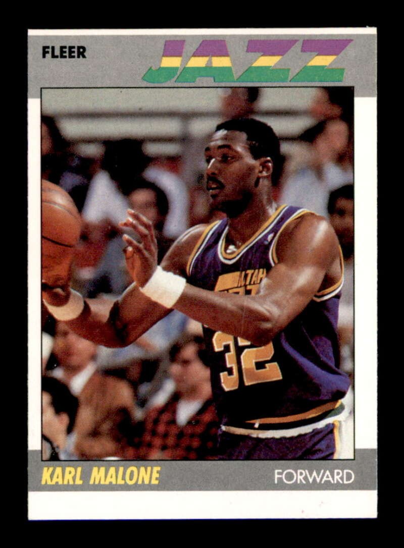 1987 Fleer #68 Karl Malone   EXMT+ X3554405
