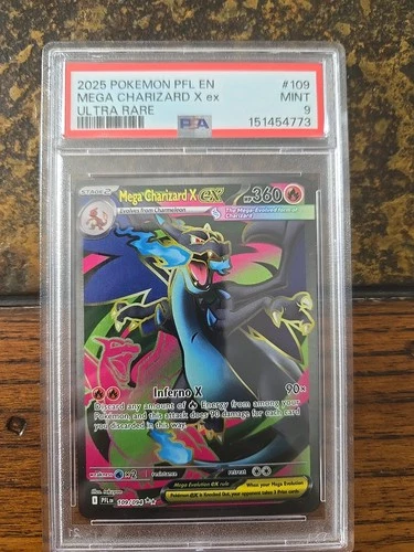 Mega Charizard x EX 109/094 Me02: Phantasmal Flames Holo