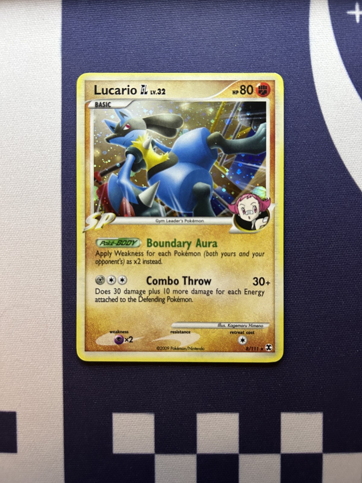 Lucario GL 8/111 Rising Rivals Holo Rare NM