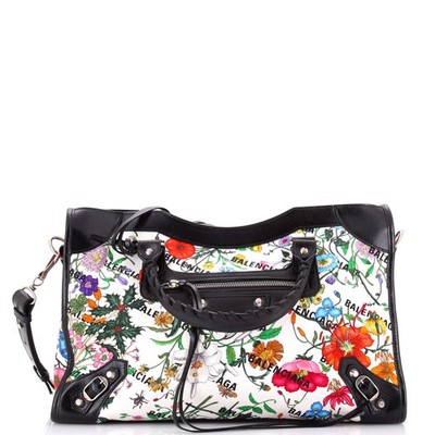 Gucci x Balenciaga The Hacker Project Neo Classic City Bag Flora