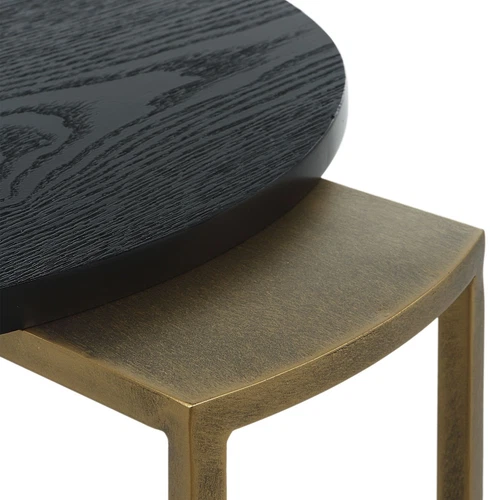 Uttermost Aztec Wood Nesting Tables; Set/2 - Picture 6 of 6