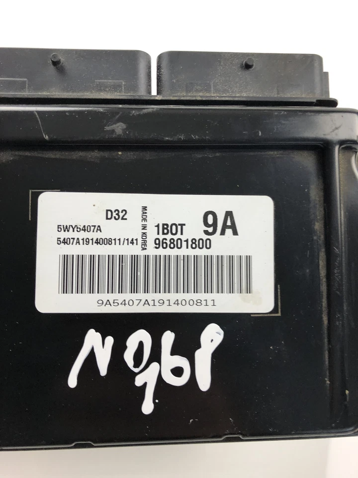 CHEVROLET MATIZ M200, M250 Engine Control Unit ECU 96801800 2007 22534483 - Image 4 of 4