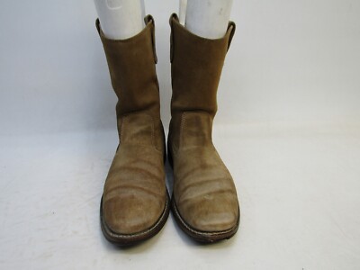 Del Rio Mens Size 9 D Brown Suede Western Cowboy Boots | eBay display picture 1