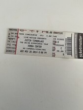 UNUSED JUSTIN TIMBERLAKE TICKET!! 2014!!!ANAHEIM, CA!!