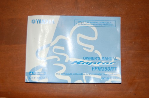 OEM FACTORY Yamaha YFM350RT YFM350 350 Raptor Owners Service Manual