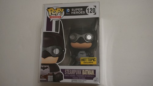 Funko Pop Heroes DC Comics Steampunk Batman Hot Topic esclusivo #120 protettore - Foto 1 di 9