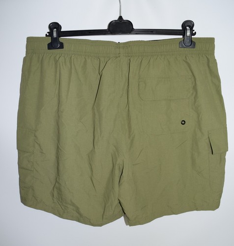 NWT Barbour International B.intl Cargo Swim Shorts Khaki Green Men's XXL 2XL - Picture 5 of 8