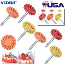 6Pcs Dental Polish Kit Composite Resin Polishing Disc Spiral Polish Wheel AZDENT