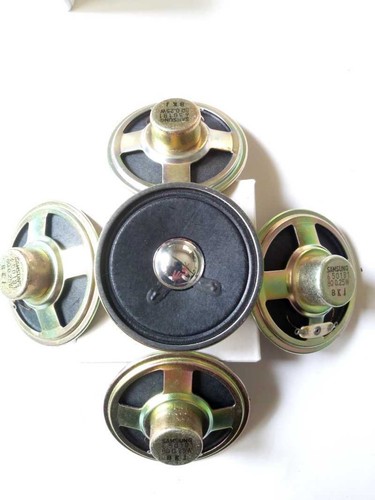 Lot de 4 petits HAUT PARLEURS dynamiques SAMSUNG 8 Ohms - Photo 2/2