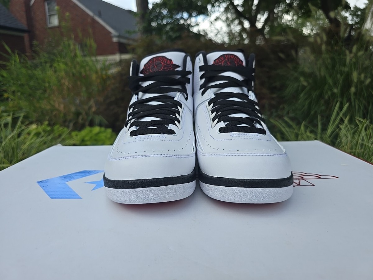 Nike Air Jordan 2 X Converse Alumni Pack Retro Sz- 9.5 Brand New