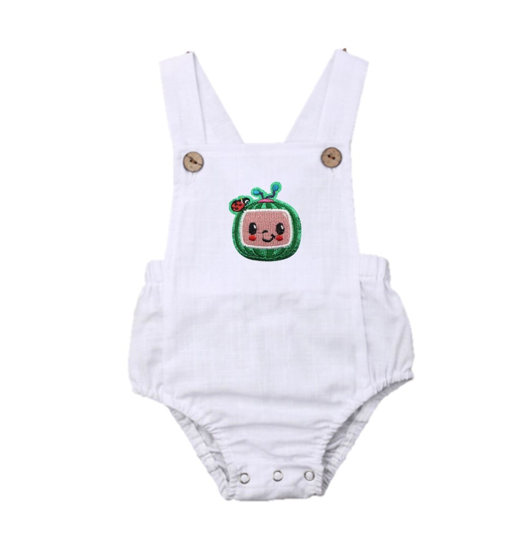 Boy 1st 2nd Birthday Coco Melon Outfit Watermelon Bodysuit Romper Clothes