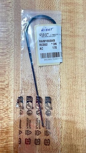Genuine Ray Ban Replacement Wrap Around only RIGHT Cable Arm Black Aviator 170 - Picture 4 of 6
