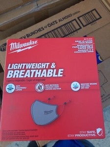 Milwaukee Face Mask – Lightweight Breathable, Red, 10-Pack (48-73-4229), Adjustable One Size Adults - View #5
