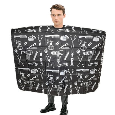 Friseurumhang Aus Nylon – Wasserabweisend, Leicht, 160x140 Cm, Für Haarschnitte, Färben & Styling (mehrere Farben)
