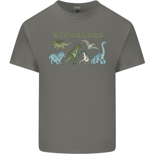 Camiseta Top Dinosaurios T-Rex Triceratops Pteranodon Para Hombres Algodón - Imagen 4 de 15