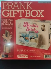 Gift Box Gag Prank Pack Joke Wrapping Birthie Stick Prank Funny
