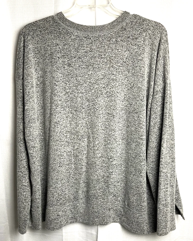 Lucky Brand Women's Super Soft Long Sleeve Sweater Size XXL Heather Gray B*H - Image 2 of 4
