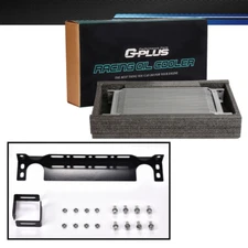 16 Row 10AN Universal Aluminum Engine Transmis?sion Oil Cooler W/Bracket Kit