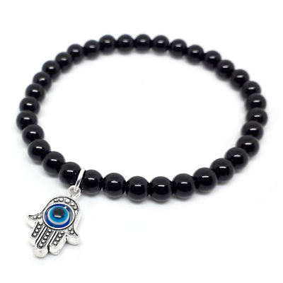 SERBATOIO UOMO HAMSA mano di Fatima portafortuna simbolo slim fit