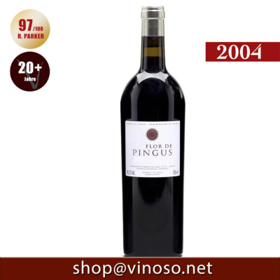 Peter Sisseck, Dom. de Pingus: FLOR de PINGUS 2004 Ribera del Duero 14,5% RP: 98