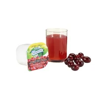Thick & Easy Thickened Beverage 4 oz. Portion Cup Cranberry, Case of 24