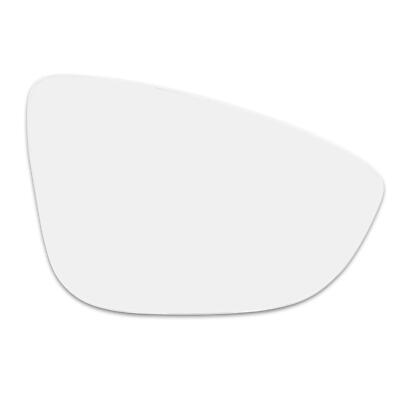 Car Mirror Glass w/ Adhesive Right Passenger Side RH for Volkswagen CC 2009-2017