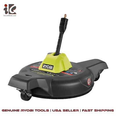 #ad RYOBI 12 in. 3100 PSI Electric Pressure Washer Surface Cleaner W Caster Wheels $79.99