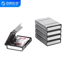 ORICO 5PCS 3.5" Hard Drive Protective Box Shockproof Dustproof  Storage Case