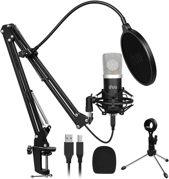Micrófono UM-925 para computadora, UHURU Kit de micrófono de computadora