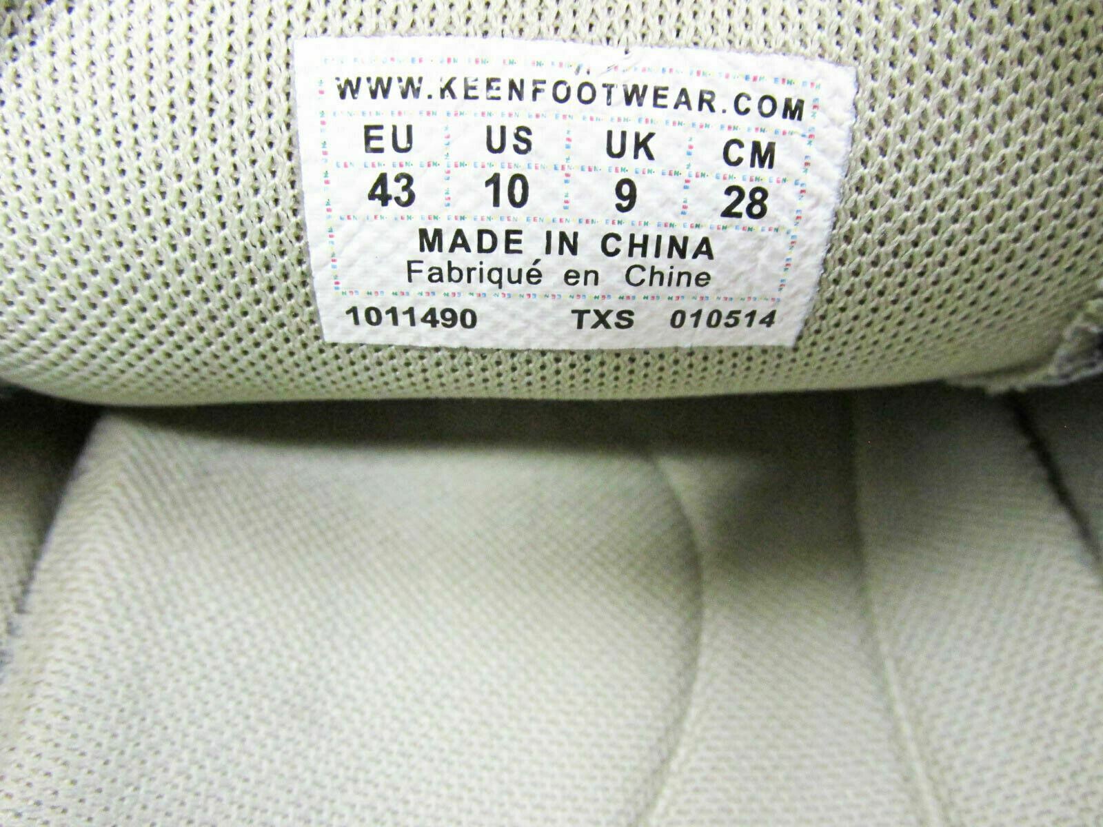 Scarpa uomo Keen Reisen bassa taglia 10M marrone atletica escursionismo Oxford usata qp