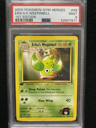 Erika's Weepinbell (1st Edition) graded PSA 9 for sale on eBay