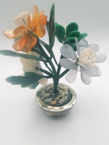 Tai Loy de árbol de jade sintético oriental con pegatina - Imagen 6 de 18