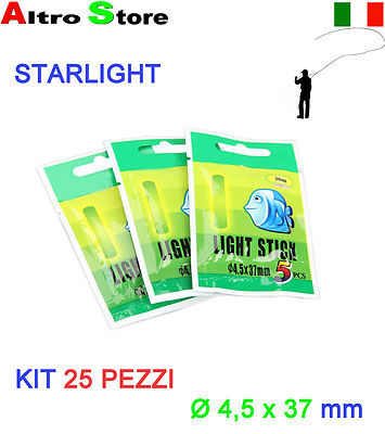 LUCE CHIMICA PESCA STARLIGHT IN GEL N. 40 PEZZI 4.5 X 37mm ALTA QUALITA' 30mt - Foto 5