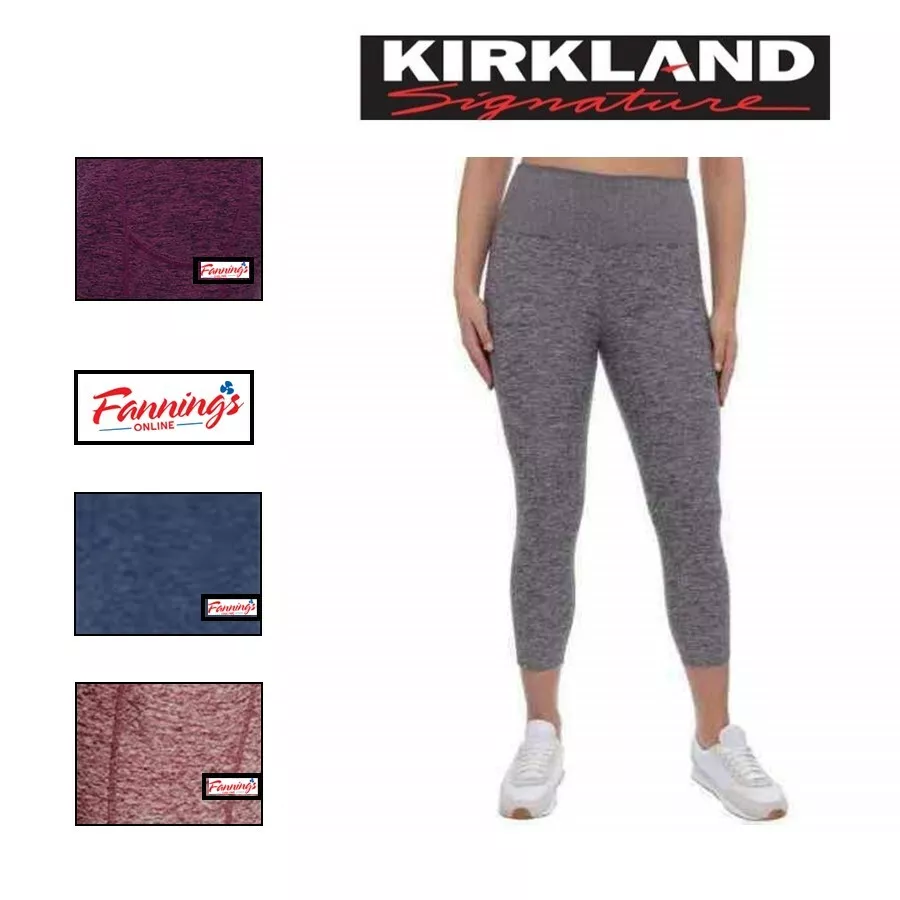 Kirkland Signature Ladies' Brushed Capri Legging with Pockets | A34