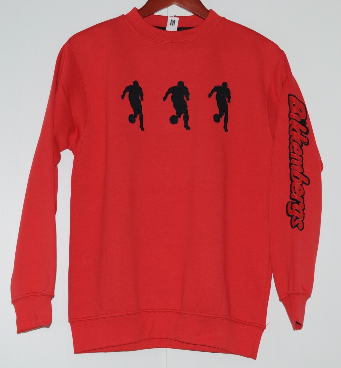Sweat Bikkembergs Homme Rouge - Taille M - Coton/Polyester - Occasion Excellent état