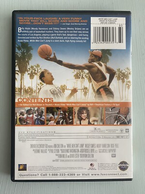 White Men Can't Jump (DVD, 1992) Wesley Snipes & Woody Harrelson