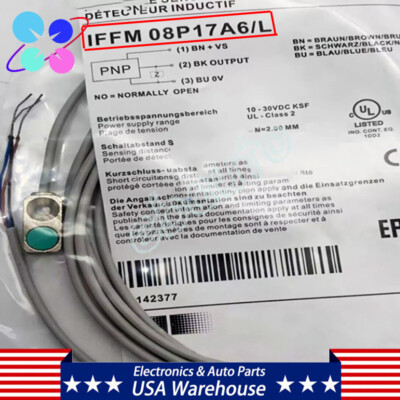 1PC For BAUMER IFFM 08P17A6/L 10-30VDC PNP Inductive Proximity Switch Sensor
