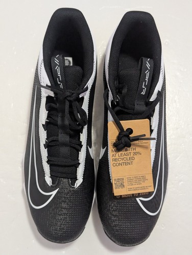 Nike Vapor Edge Shark 2 Football Black White Cleats DH5088-001 Men's Size 12.5 - Picture 5 of 8