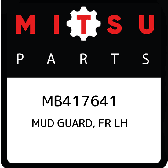 MB417641 Mitsubishi OEM Genuine Mud Guard FR LH for sale online | eBay 