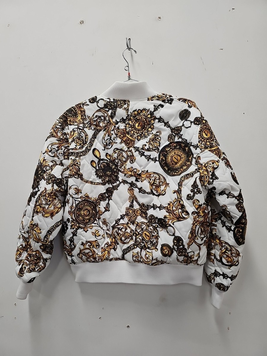 Versace Jeans Couture BAROQUE Luxury Puffer REVERSIBLE Bomber