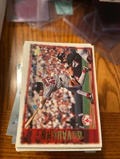 1997 Topps Baseball Card #450 Mo Vaughn red sox 