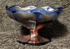Fenton Blackberry Miniature Compote Cup Shaped In Royal Blue  2 1/2" T x 4 W — photo 2
