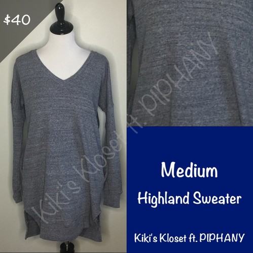 Grays Ribbed NWT M Highland Pullover 