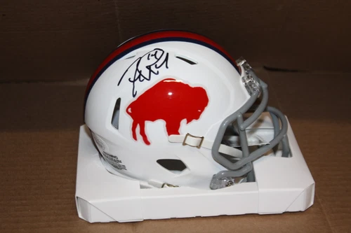 BUFFALO BILLS FRANK REICH #14 SIGNED AUTOGRAPHED RIDDELL TB MINI HELMET JSA