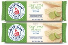 Voortman Bakery Key Lime Wafers Cookies, 10.6 oz (2 Pack)