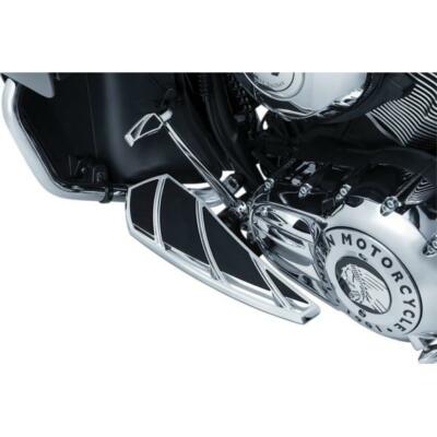 Chrome Pegstreamliner Passenger Floorboard Kit For Harley Touring 1993-2021 - Black & Chrome - TCMT - View #4