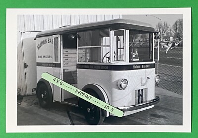 Found 4X6 PHOTO of The Old Helms Bread Bakery Truck Los Angeles California